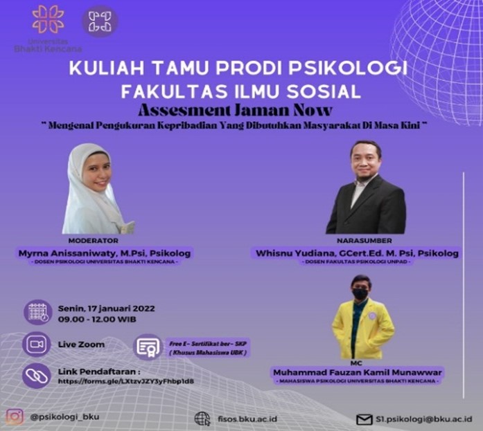 <strong>Assesment Jaman Now</strong><strong>“Mengenal Pengukuran Kepribadian Yang Dibutuhkan Masyarakat Di Masa Kini”</strong>