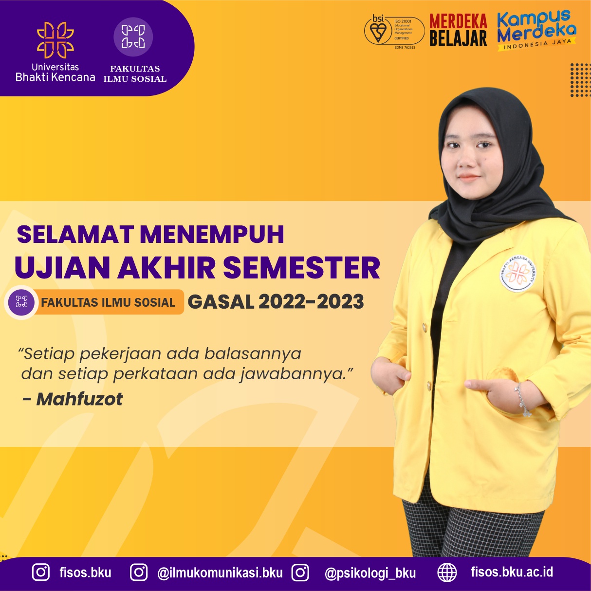 Selamat Menempuh Ujian Akhir Semester T. A 2022-2023