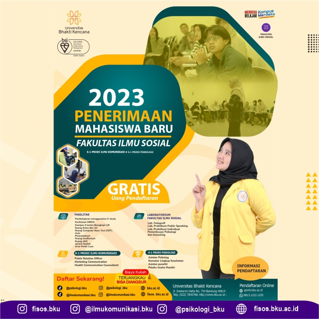 Penerimaan Mahasiswa Baru Tahun Ajaran 2023-2024