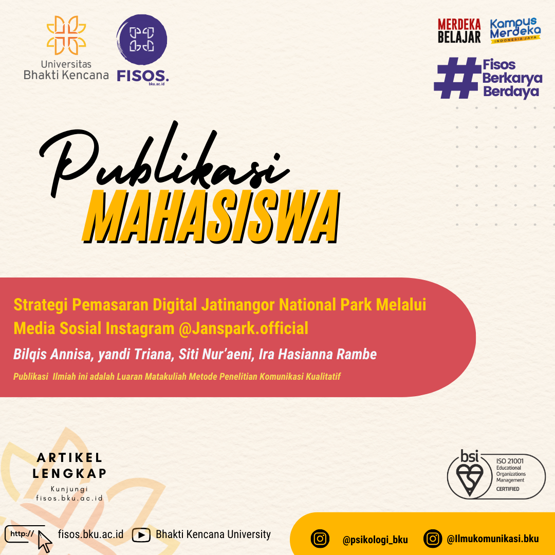 Publikasi Mahasiswa Fisos Pertama  sebagai Penulis Pertama